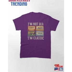 Cassettes Old Man Dad Birthday Classic Tshirt